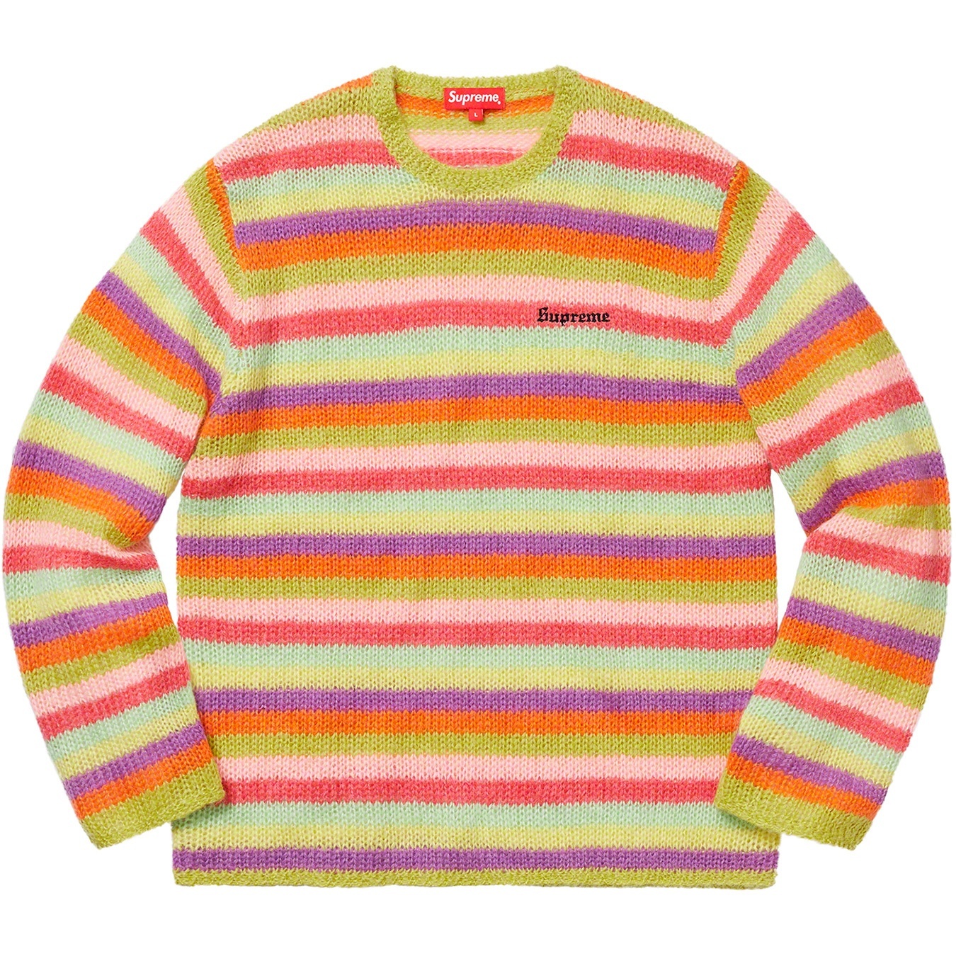 Stripe Mohair Sweater view 4